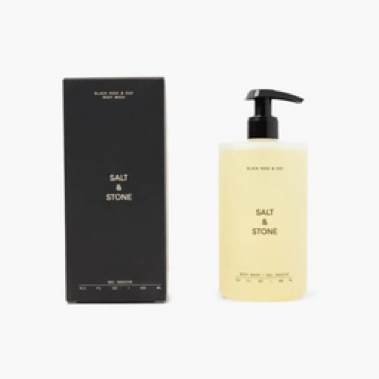 Salt & Stone Black Rose & Oud Body Wash | Hydrating Gel Cleanser | Clean, Nourish & Soften Skin | Made with Niacinamide & Hyaluronic Acid | Free From Parabens