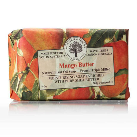 Wavetree London Mango Butter 200g/7oz French Triple Milled Soap