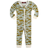 Bamboo Zipper Pajama Girls 12-18M