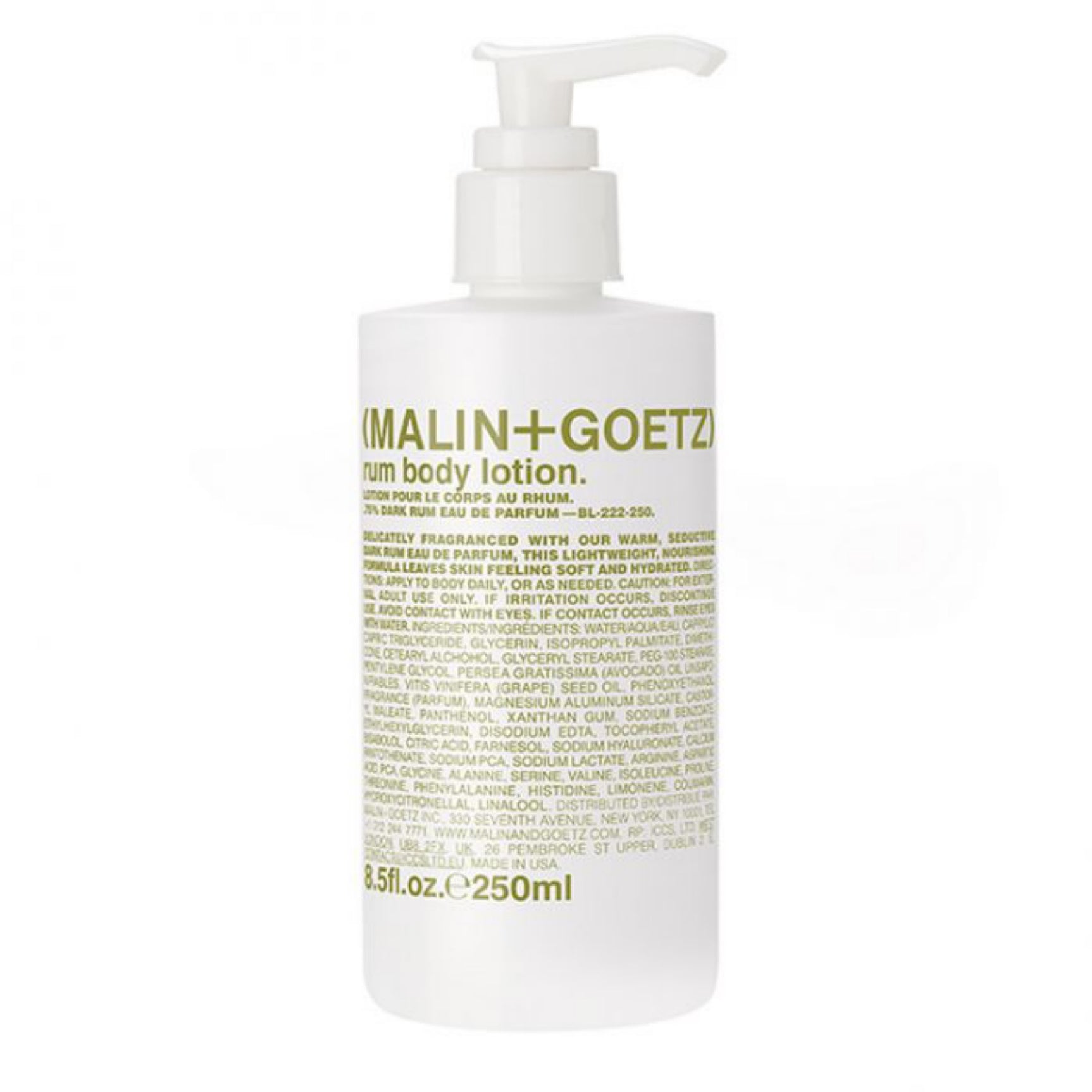 Malin + Goetz rum body lotion