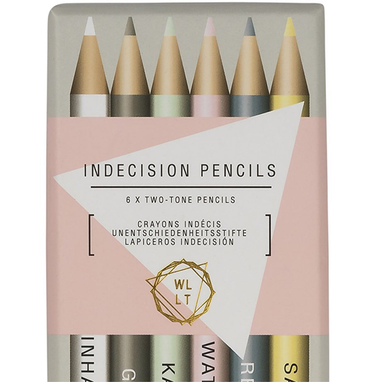 Indecision pencils 6X two-tone pencils