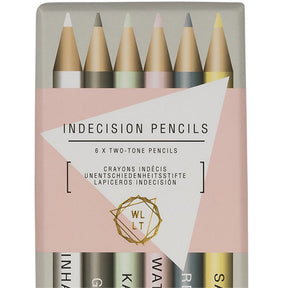 WLLT Indecision pencils 6X two-tone pencils