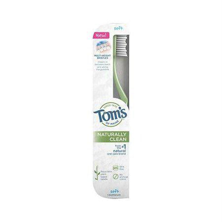 Tom's of Maine Adult Dye Free Toothbrush Soft Bristles