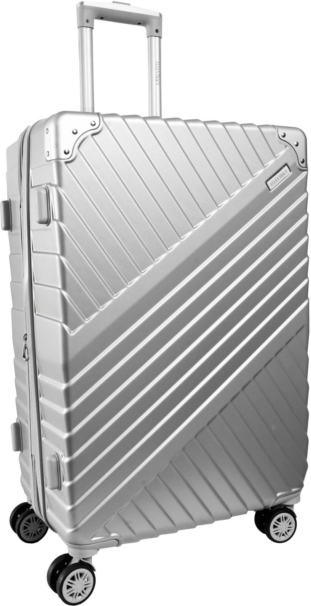 The Legend Ellen Tracy 3 PC Hard Sided Luggage Set: 331-CHROME - Image 2