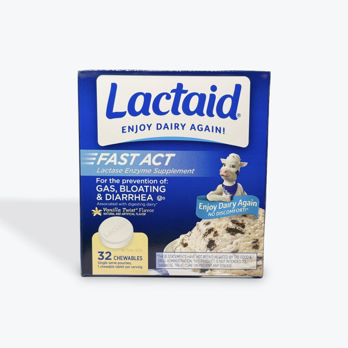 Lactaid Fast Act Lactose Relief Chewables