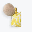Slant Collection Luggage Tag with pom-pom and Bananas
