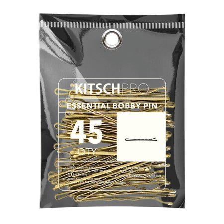 KITSCH Essential Bobby Pins for All Hair Types 45 pcs in a Pack (Blonde)