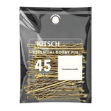 KITSCH Essential Bobby Pins for All Hair Types 45 pcs in a Pack (Blonde)