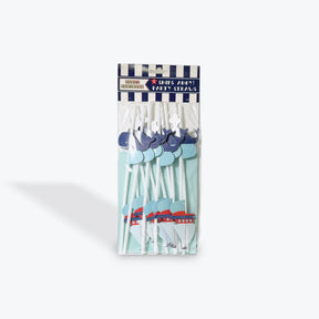 Party Partners Whale and Sailboat Plastic Straws