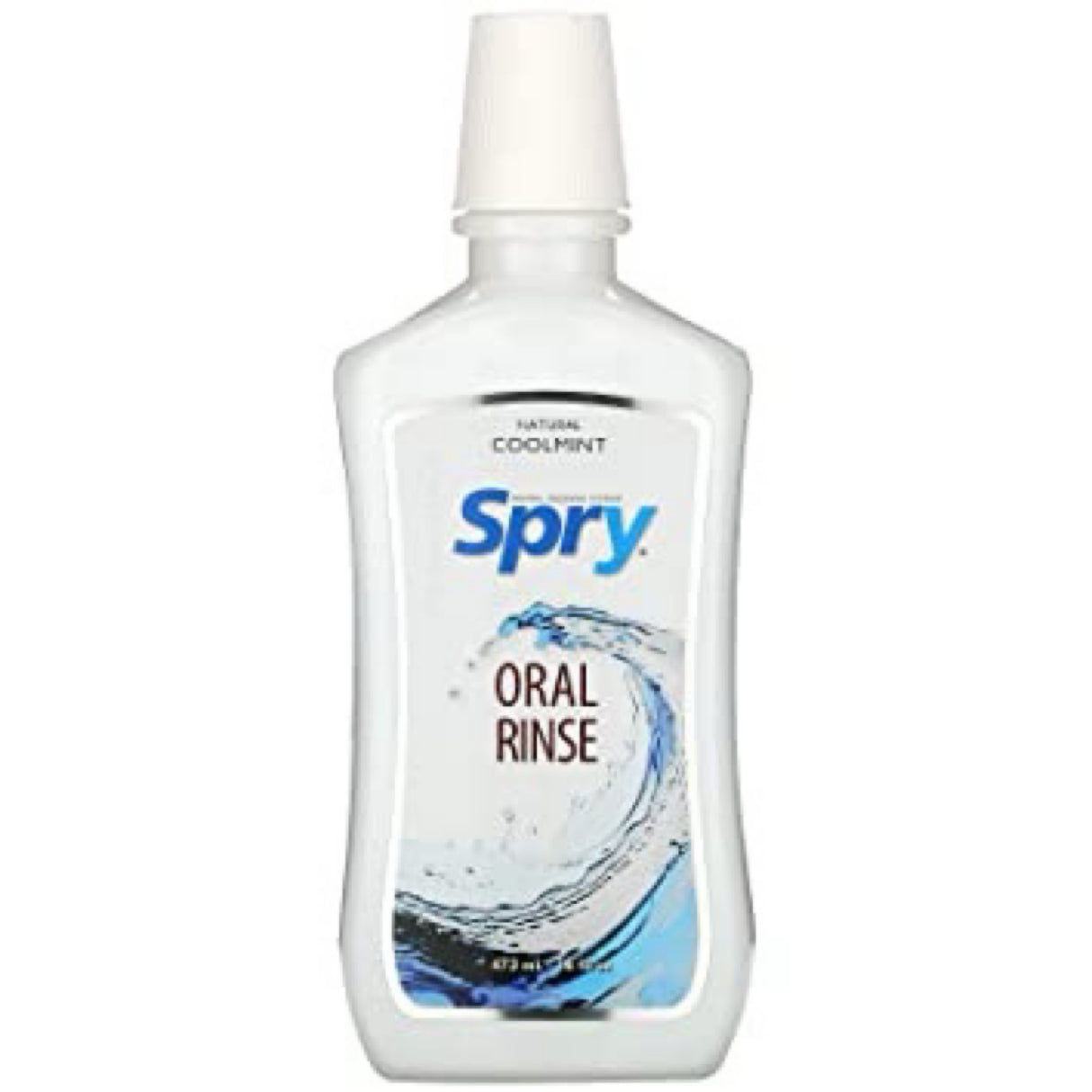 Spry natural cool mint oral rinse