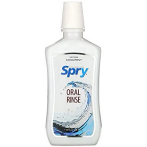 Spry natural cool mint oral rinse