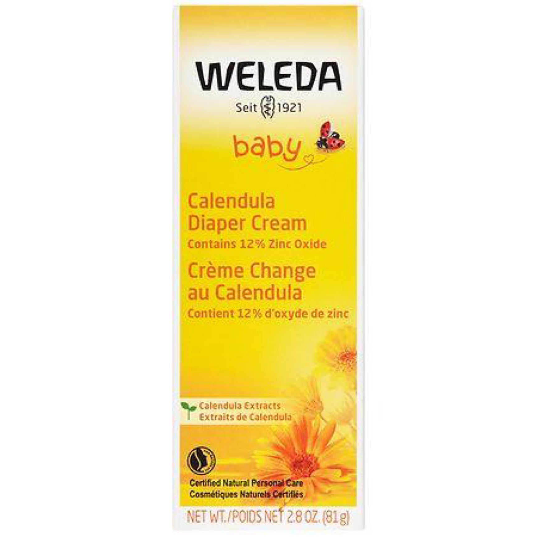 Weleda Calendula Diaper Rash / Zinc Oxide / Cream