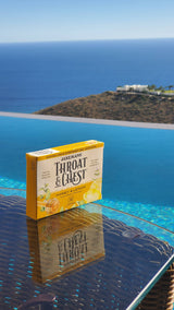 Jakemans Throat & Chest Honey Lemon Lozenges Box - 24 Ct