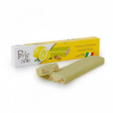 Turrón blando de chocolate blanco y limón italiano - Almendras: 1 paquete