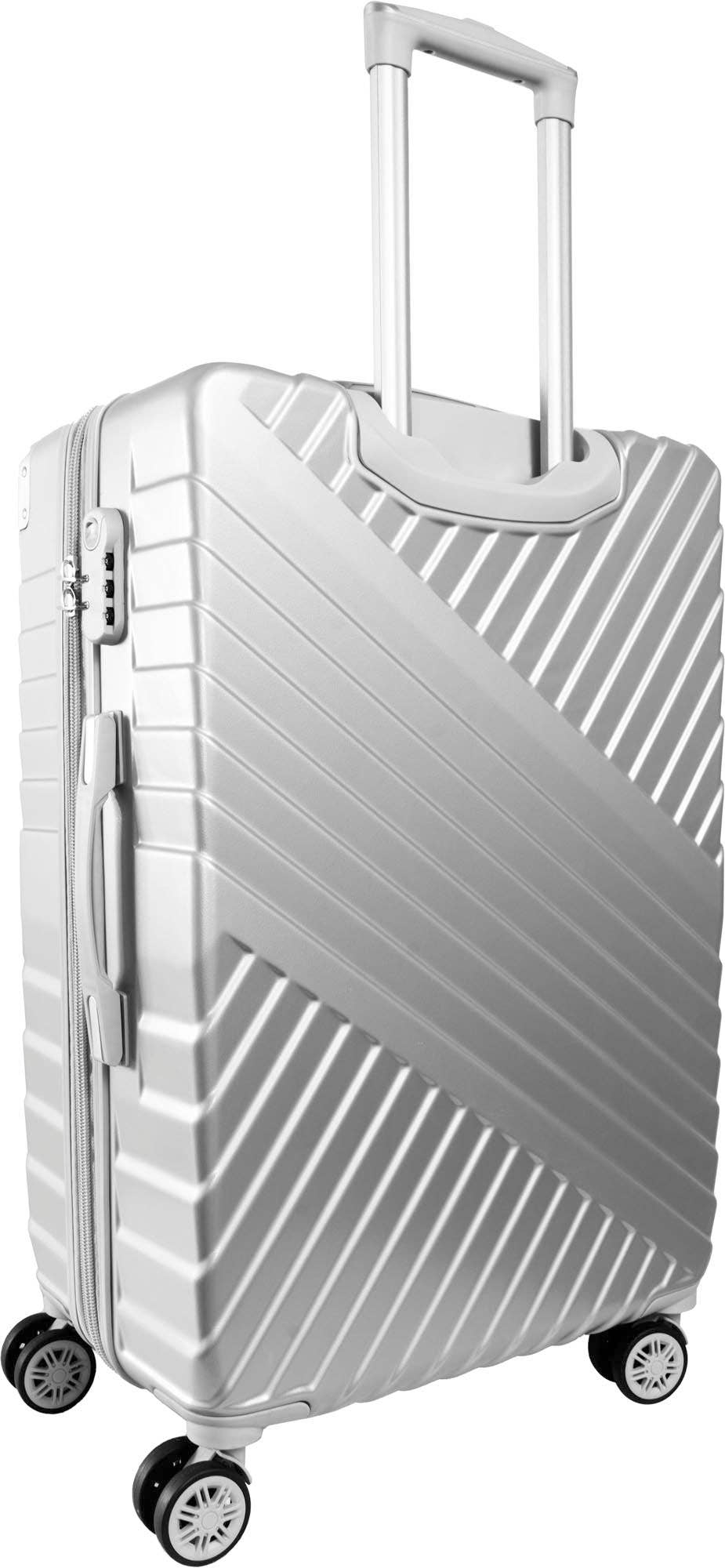 The Legend Ellen Tracy 3 PC Hard Sided Luggage Set: 331-CHROME - Image 16