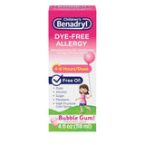 Benadryl Líquido Antialérgico sin Colorantes para Niños