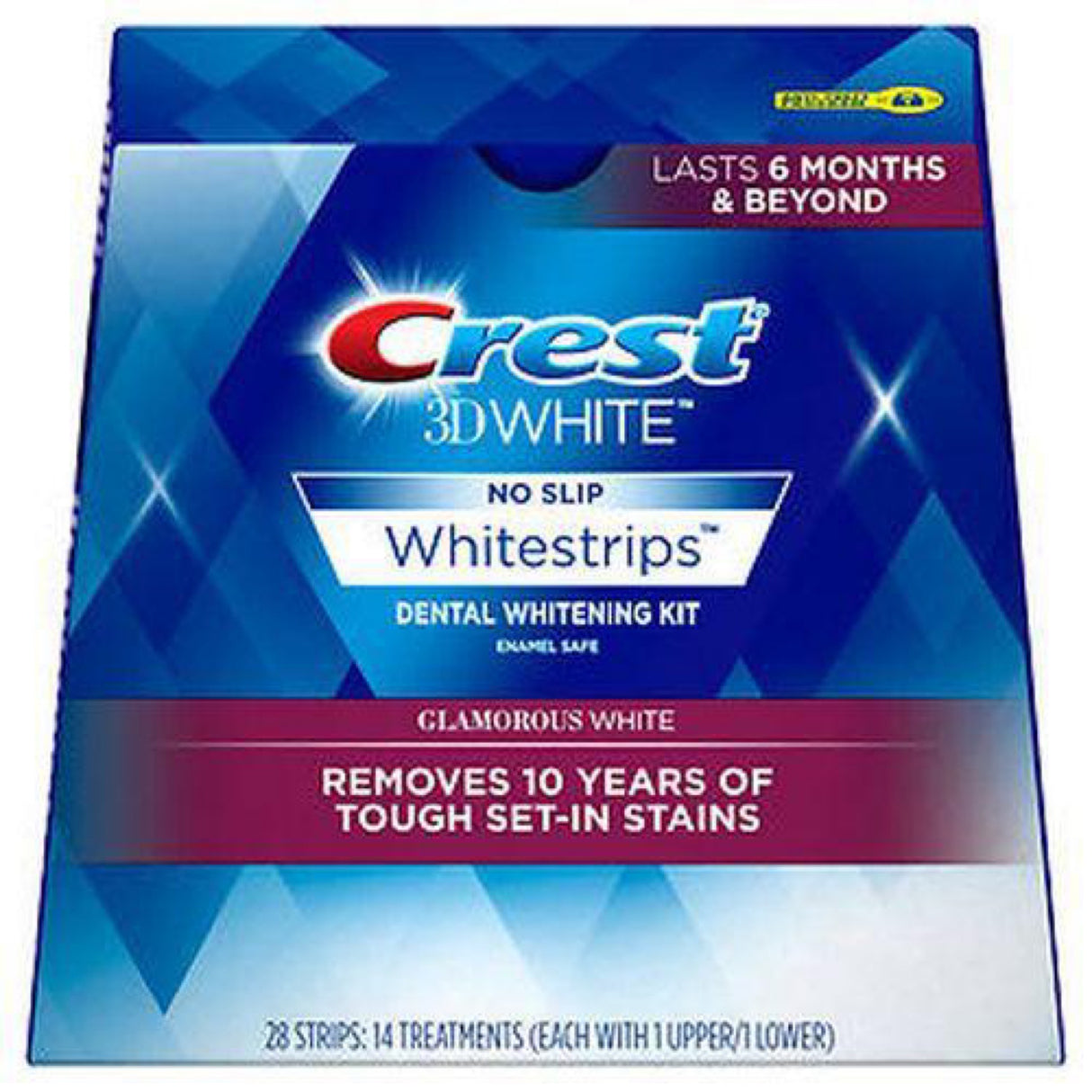 Crest 3D Whitestrips Glamorous White At-Home Teeth Whitening Kit