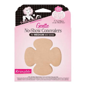 Hollywood Fashion Gentle No-Show Concealers Medium Shade & Reusable