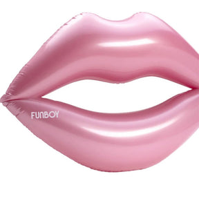 FunBoy Giant Inflatable Pink Lips Pool Float
