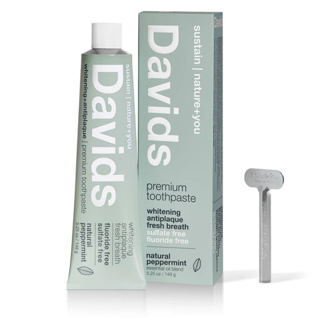 Davids premium toothpaste  /  peppermint - Image 3