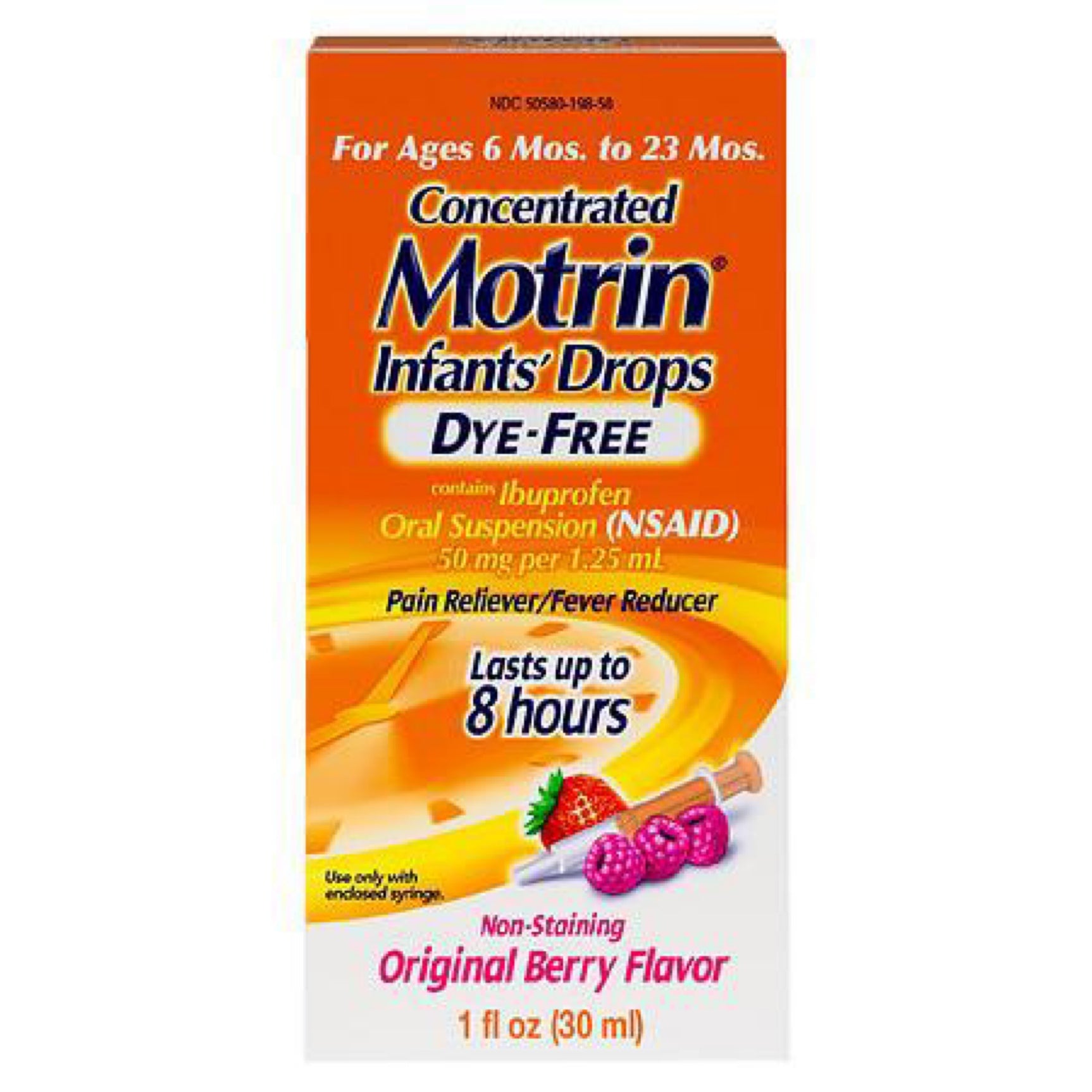 Concentrated Motrin Infants’ Drops Dye-Free 1oz