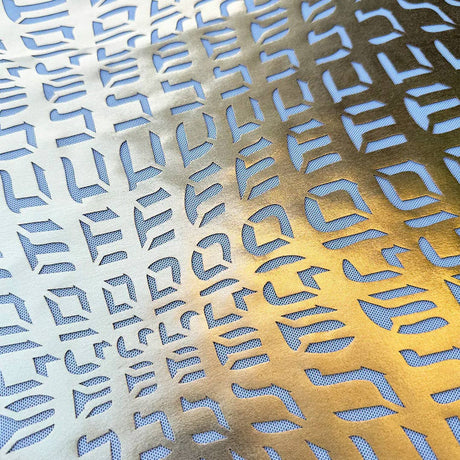 Apeloig Collection Challah Cover Hebrew Type: Silver Leatherette - Image 31