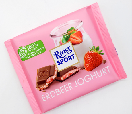 Ritter Sport Strawberry Yogurt (Erdbeer Joghurt) 100