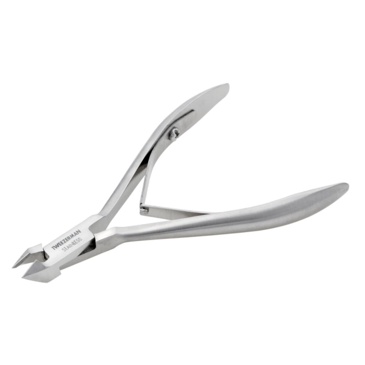 TWEEZERMAN Cobalt Stainless Cuticle Nipper Half Jaw