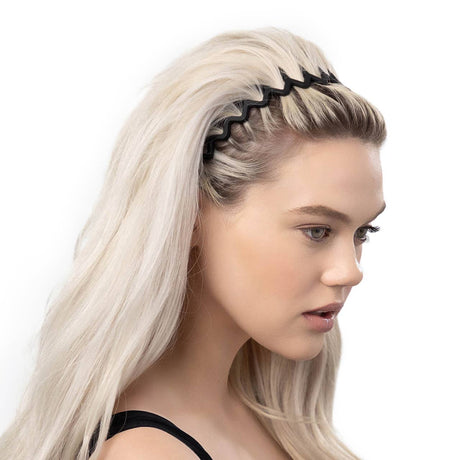 Zig Zag Headband 2pc - Black & Tort - Image 4