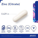 Pure Encapsulations Zinc (Citrate) | Supplement to Support Immune System