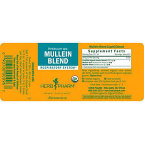 Herb Pharm - Mullein Blend Liquid Extract for Respiratory System Support