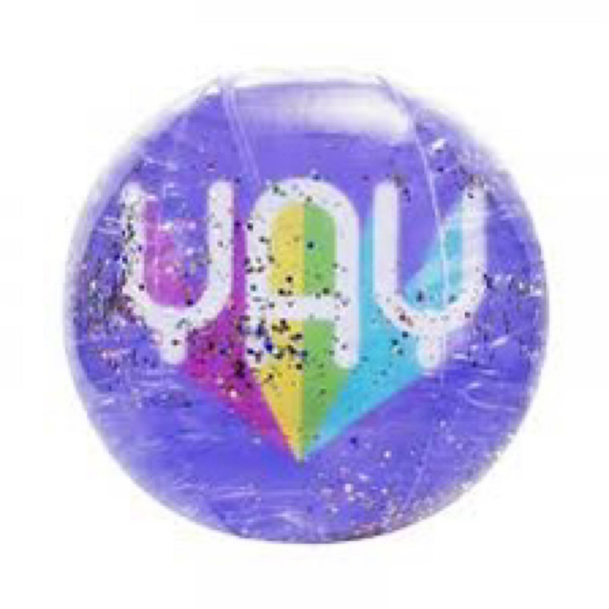 Three Cheers for Girls Yay Confetti Beach Ball