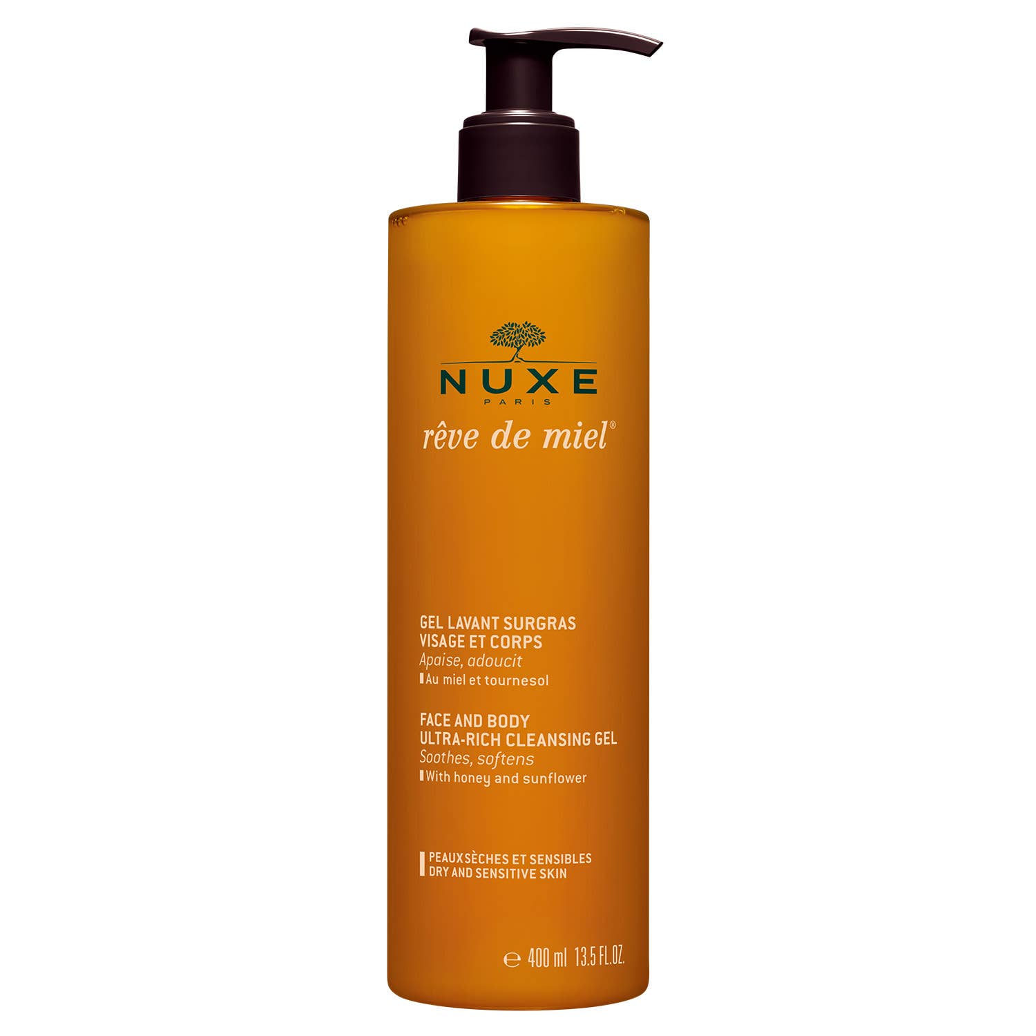 NUXE Rêve de Miel® Ultra Rich Cleansing Gel – 13.5 oz