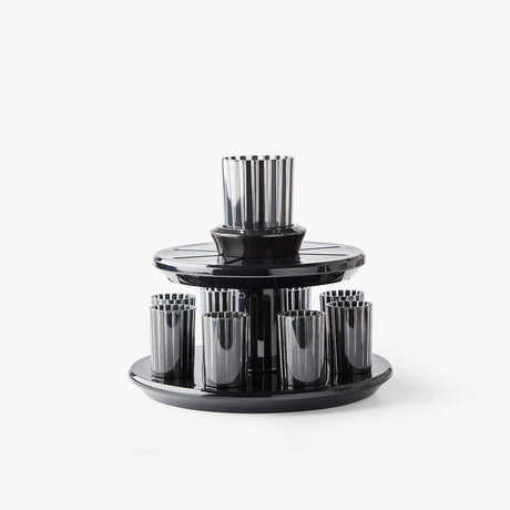 Apeloig Collection Kiddush Wine Fountain Set: Smoke_White - Image 7