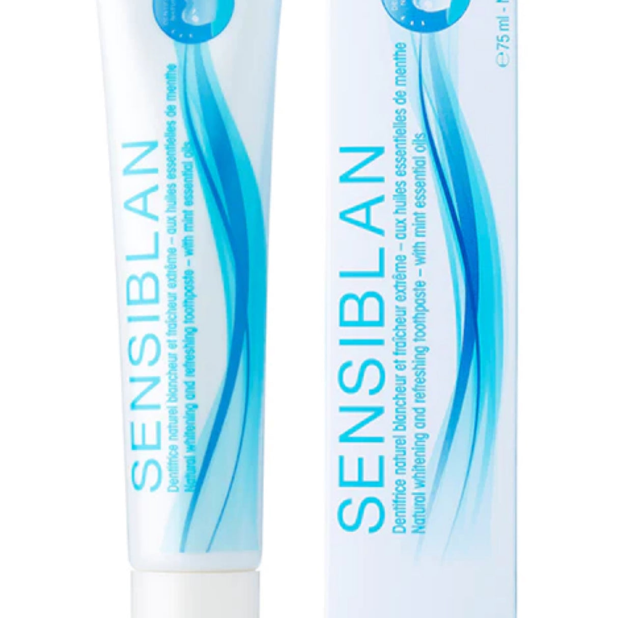 Sensiblan 75ml natural whitening and refreshing toothpaste