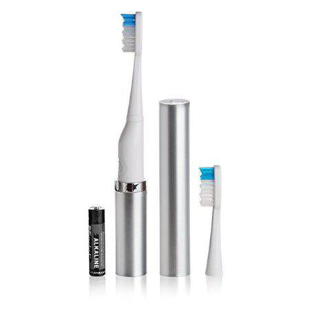 Violife Style Slim Sonic Electric Travel Toothbrush, Silver