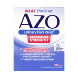 AZO Urinary Pain Relief Max Strength 12 Count Tablets
