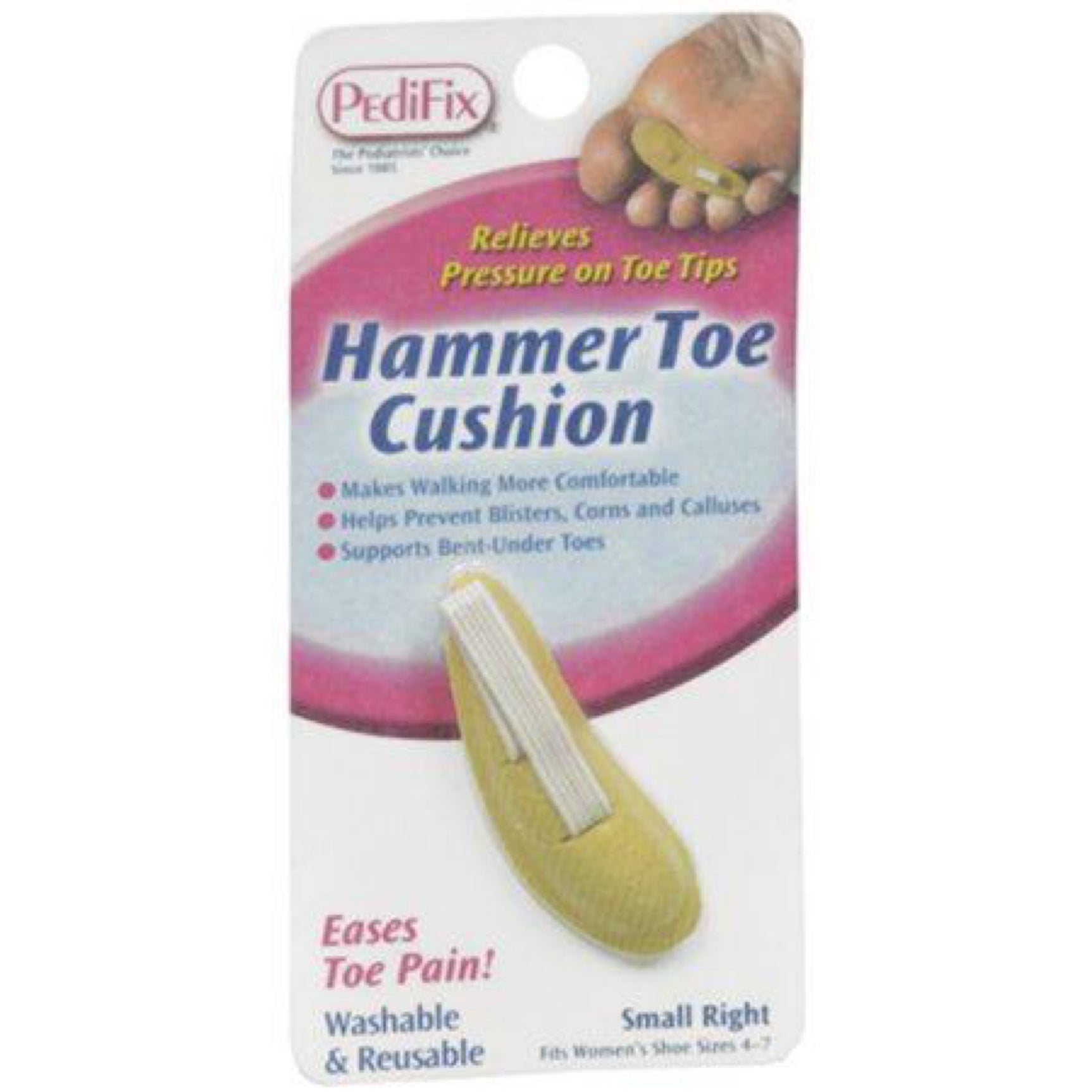 PediFix Hammer Toe Cushion Small Right 1 Each