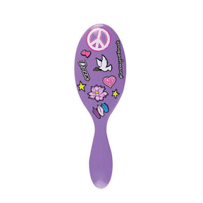 Wet Brush Original Detangler Hair Brush with Sticker Decals Peace