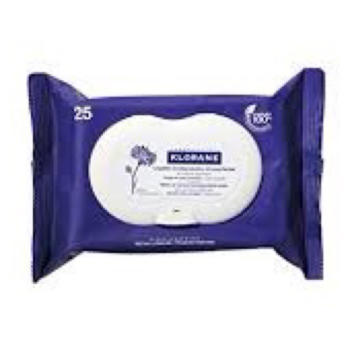 KLORANE Make-up remover biodegradable wipes with soothing cornflower 25 wipes