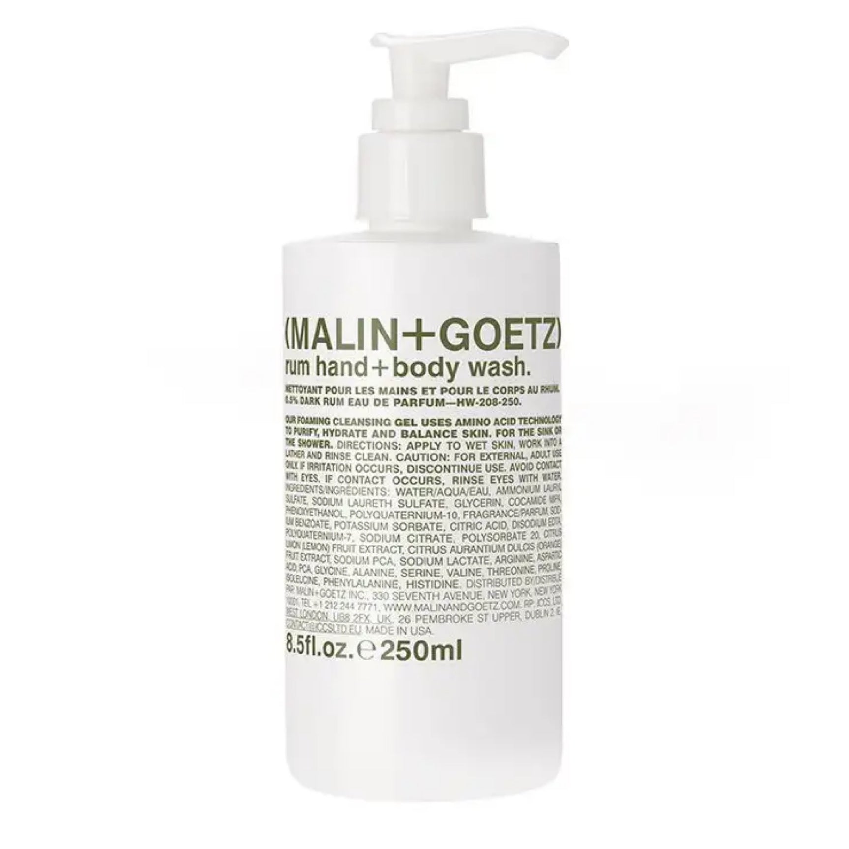 Malin+goetz rum hand + body wash