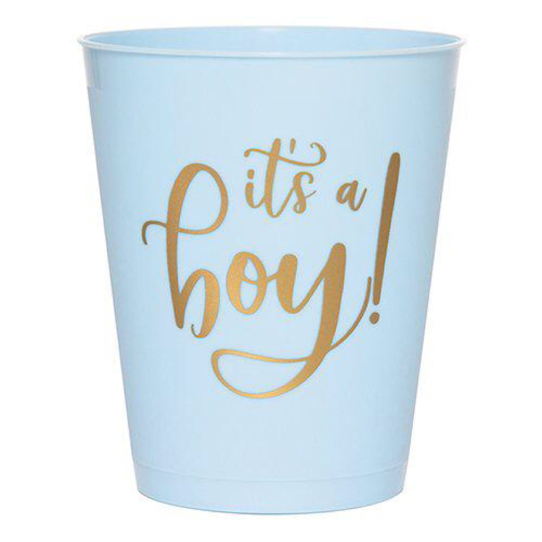Slant Cocktail Party Cup- "Its a Boy"