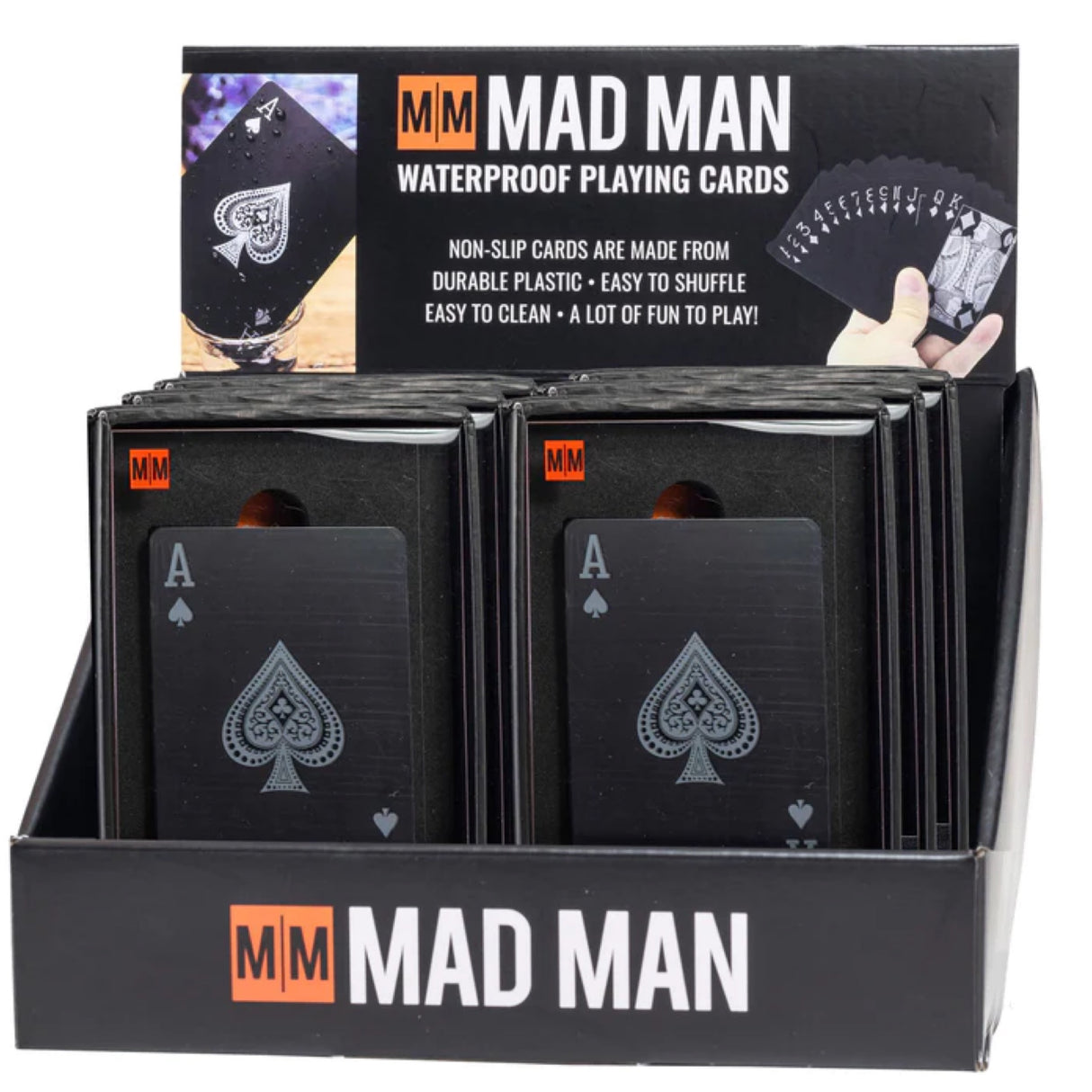 Widdop & Co. Mad Man Pack of Waterproof Plastic Playing Cards HM2179