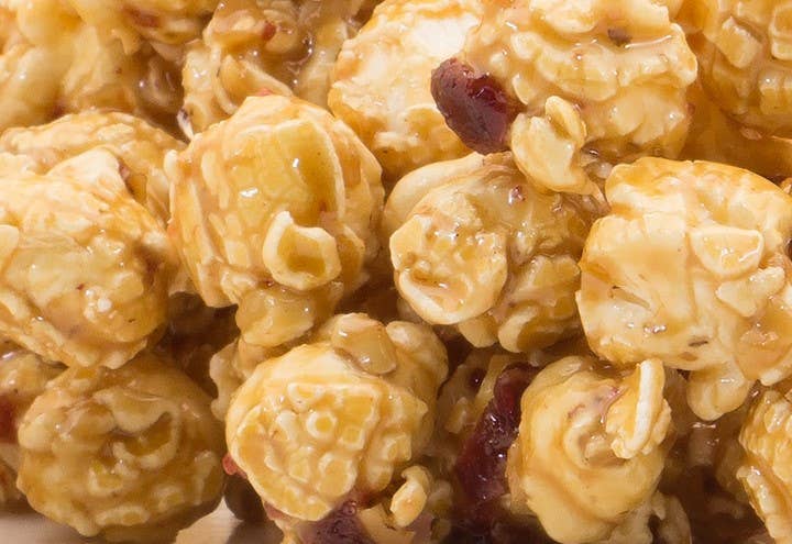 Vanilla Cranberry Walnut Popcorn