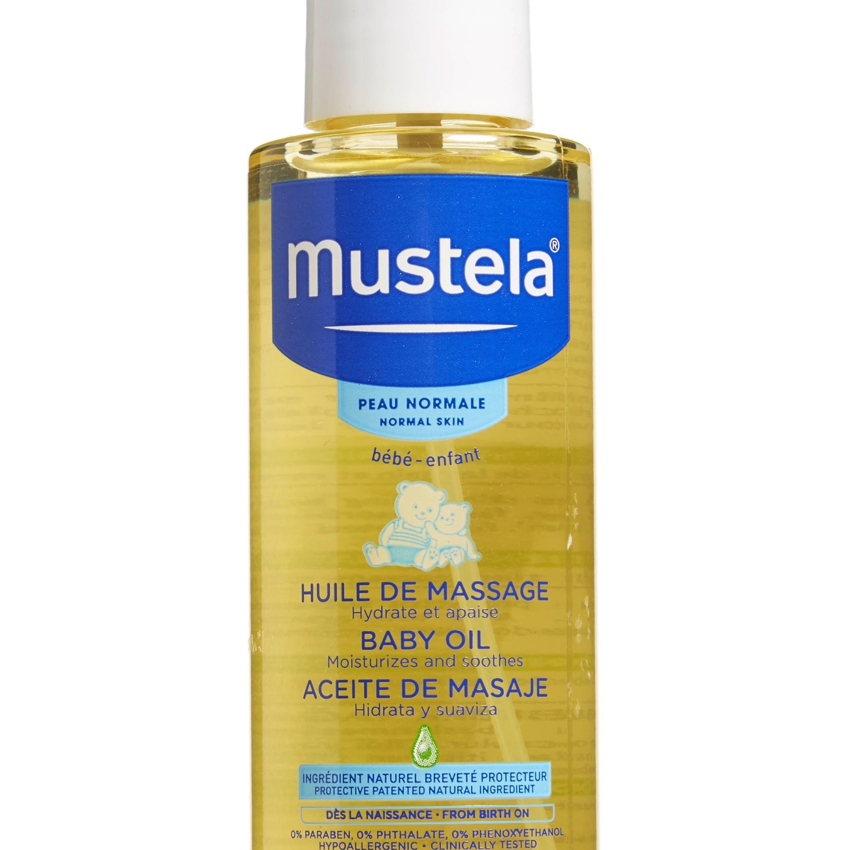 Mustela Baby Moisturizing Oil with Natural Avocado Oil