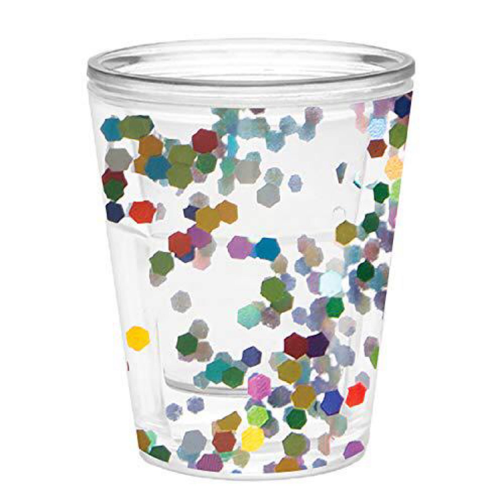 Slant Collections Acrylic Double-Wall Shot Glass