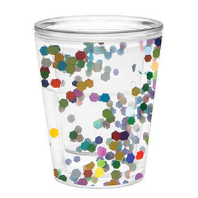 Slant Collections Acrylic Double-Wall Shot Glass