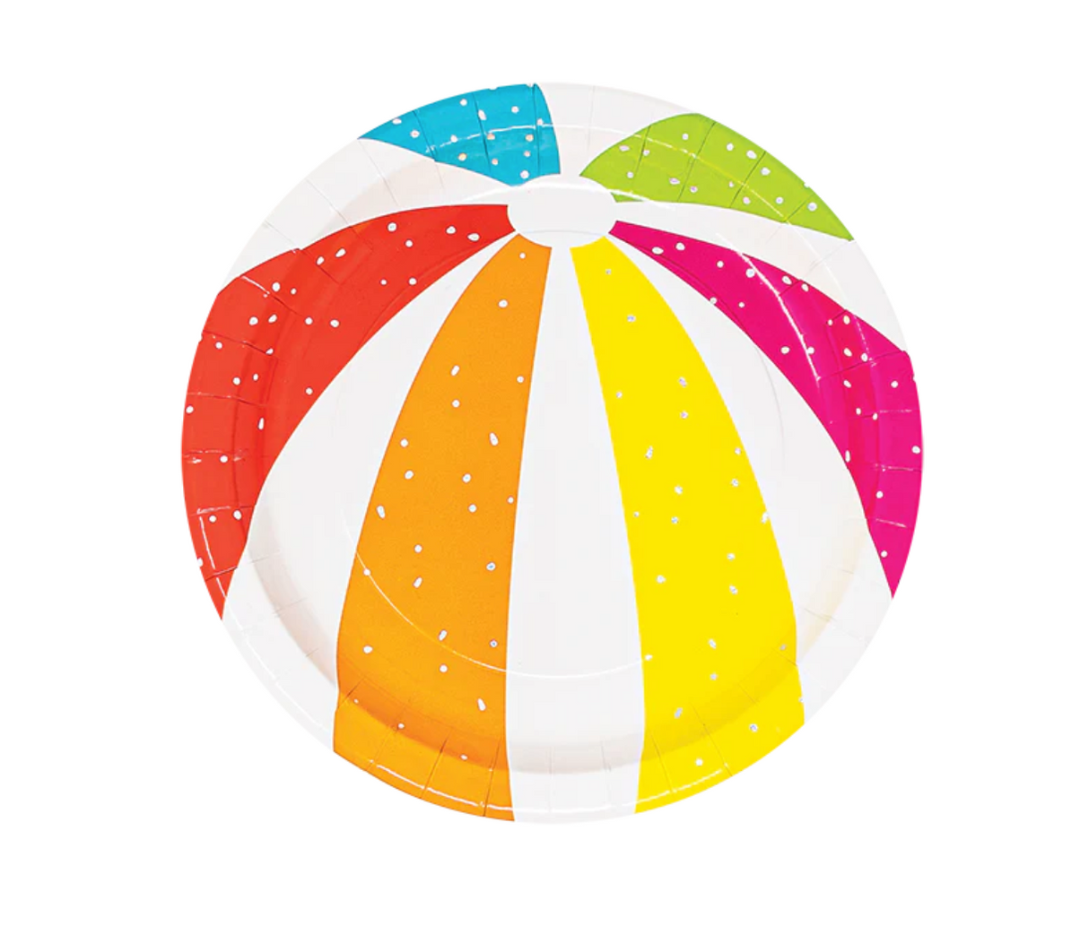 Party Partners Beach Ball Plates