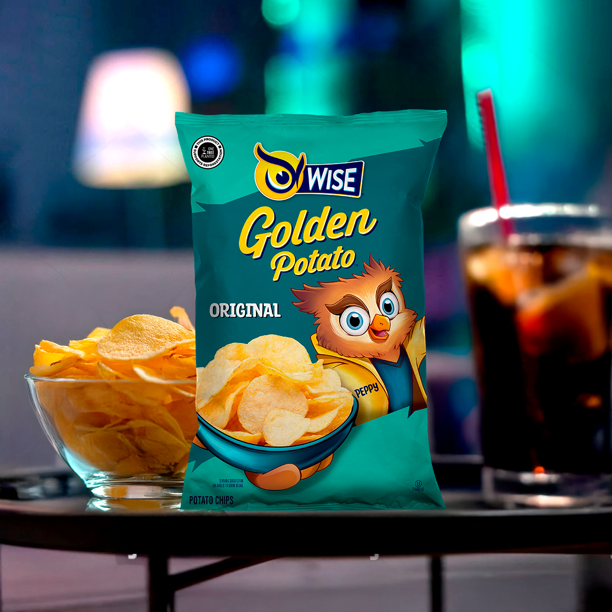 Wise Snacks Golden Original Potato Chips: .75oz - 72c - Image 2