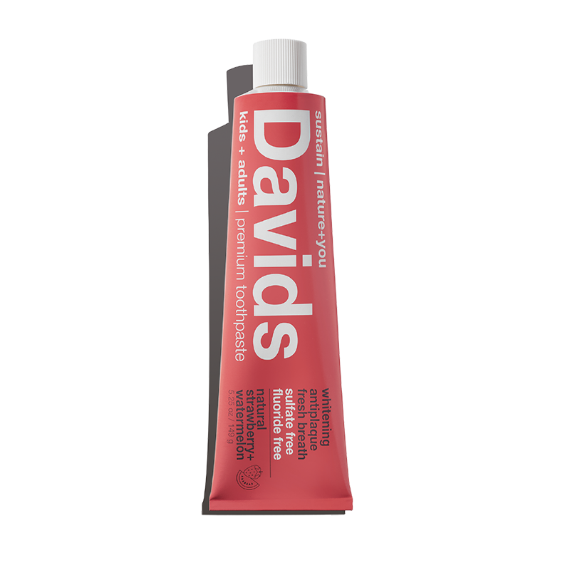 Davids Premium Toothpaste Davids kids+adults premium toothpaste/strawberry watermelon